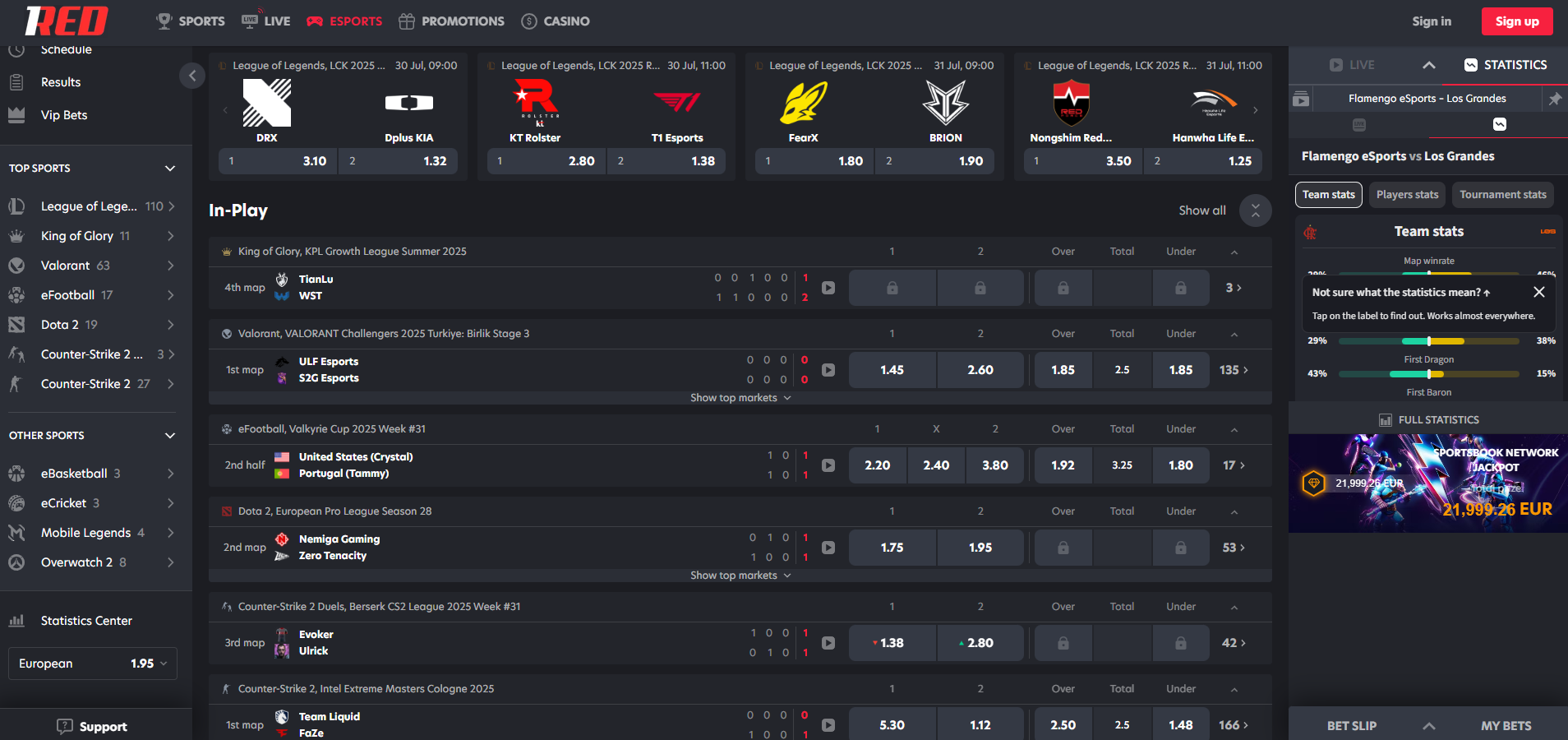 1Red Sportsbook