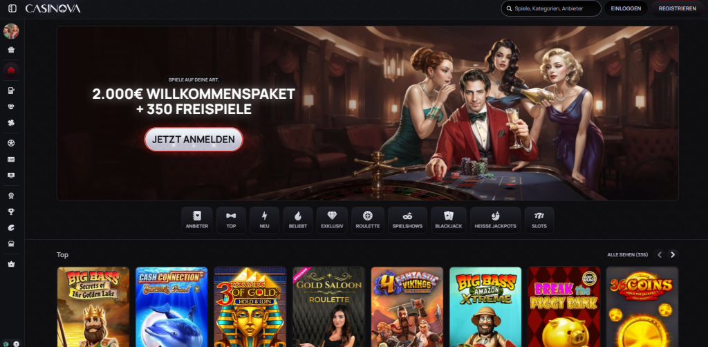Casinova Startseite