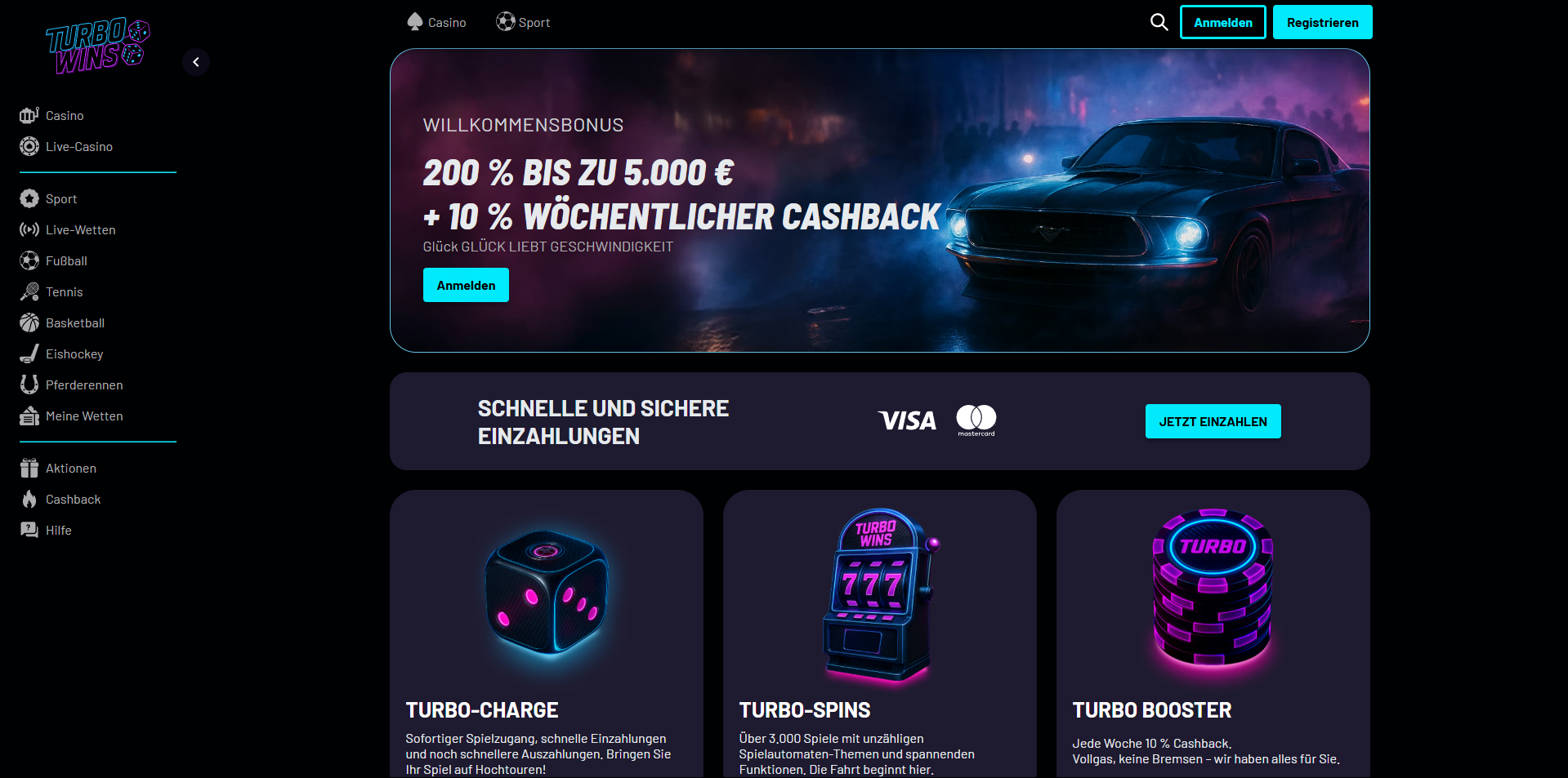Turbo Wins Startseite